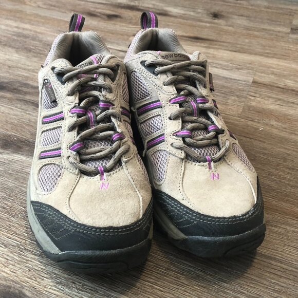 New Balance 646 Brown Suede Hiking Trail Shoes Women US8.5 Water resistance - Picture 1 of 11